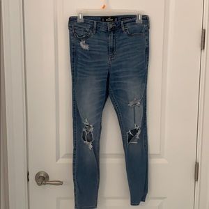 Hollister High Rise Super Skinny Crop Jeans